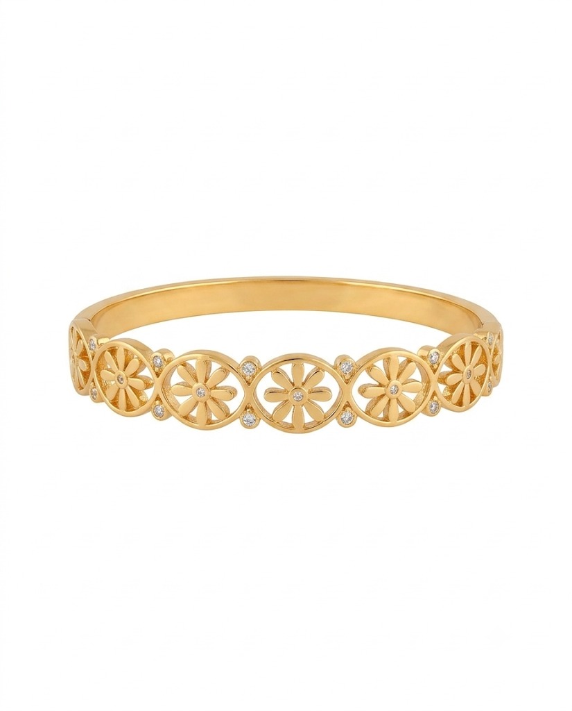 Daisy Cutout Bangle